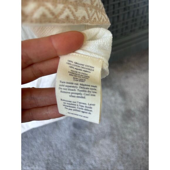 NWT Faherty Isla Egret top XS, $178 A20 - Picture 6 of 10